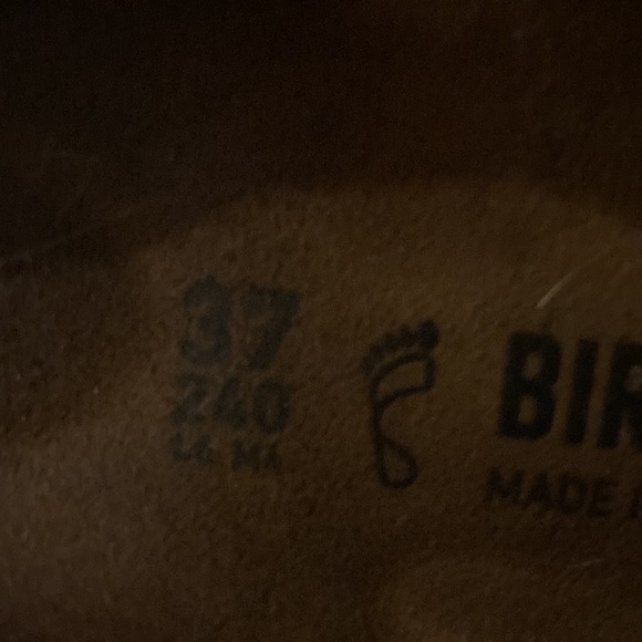 Mocha Birkenstocks size 37 - Picture 3 of 3
